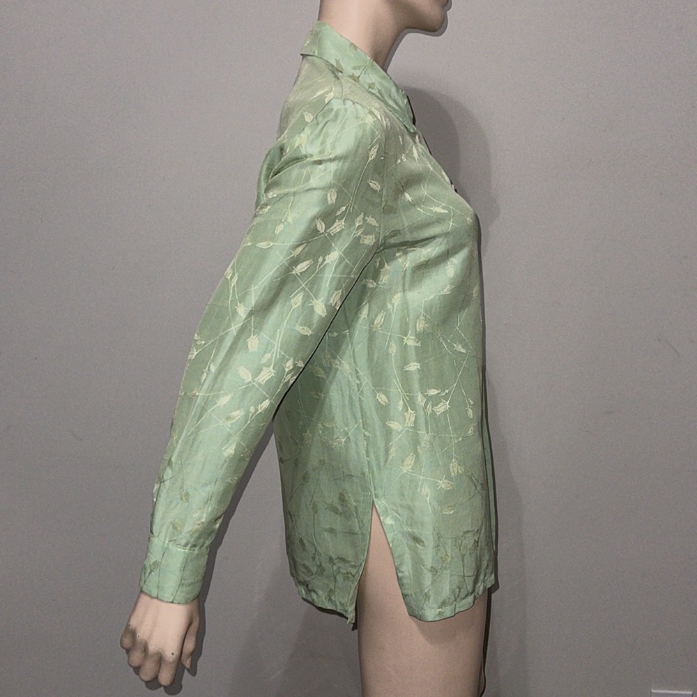 Bernard Zins Silk Linen Jacket Top 6 - Picture 4 of 12